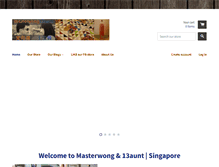Tablet Screenshot of masterwong13aunt.com
